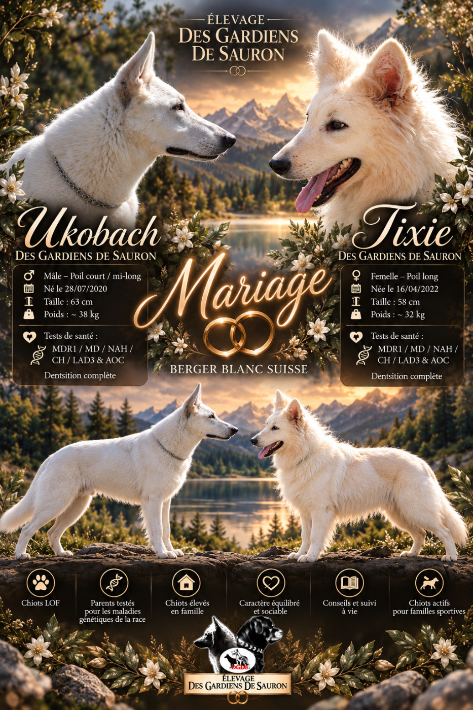 Chiot Berger Blanc Suisse Des Gardiens De Sauron